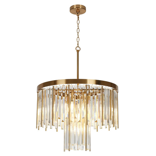 7-Light Glam Crystal Chandeliers - Belles Lighting