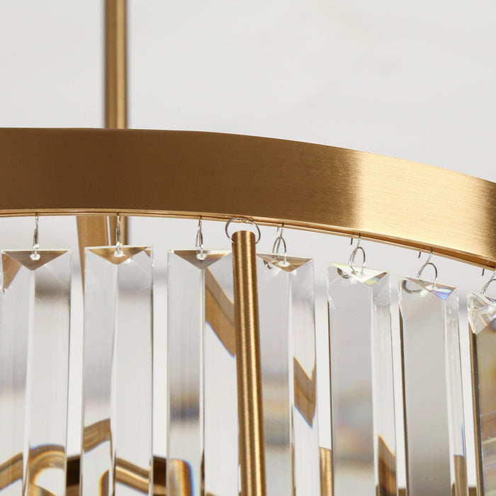 Athean 7-Light Brass Chandeliers