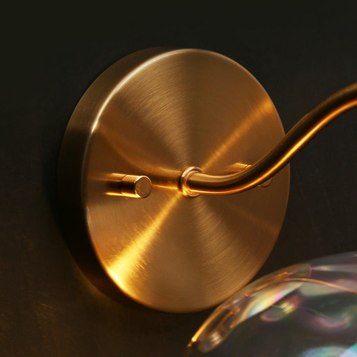 Teveris 1-Light Brass Wall Sconces