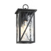 Saturninus 13"H 1-Light Black Outdoor Wall Light