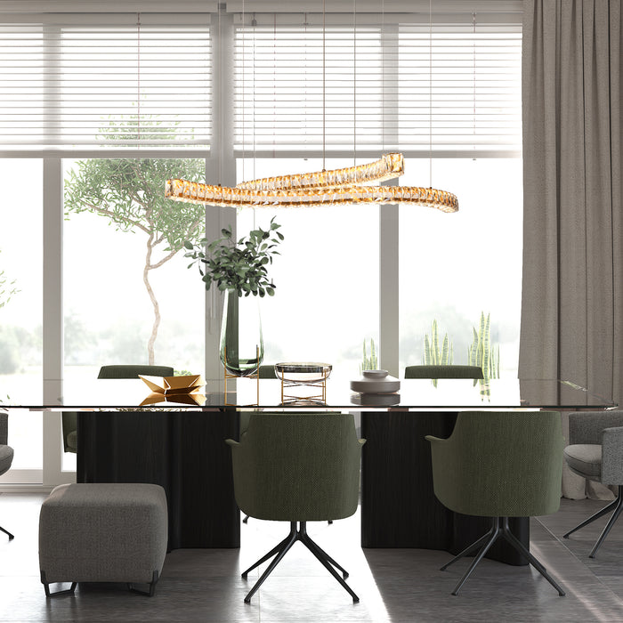 Celmora 2-Light LED Brass Island Light