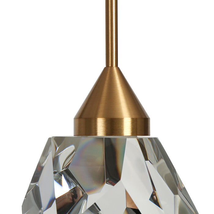 Riolven 1-Light LED Brass Pendant Lights