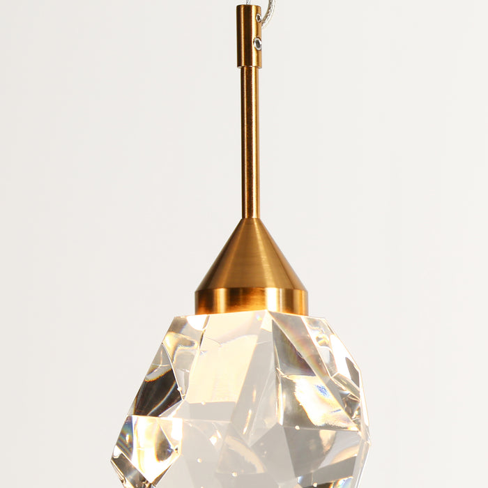 Riolven 5-Light LED Brass Island Light