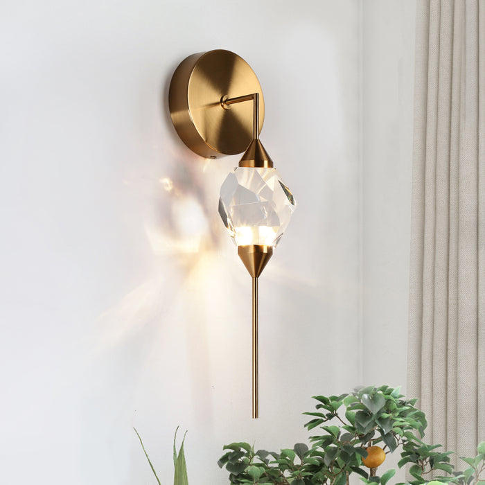 Riolven 1-Light LED Brass Wall Sconce