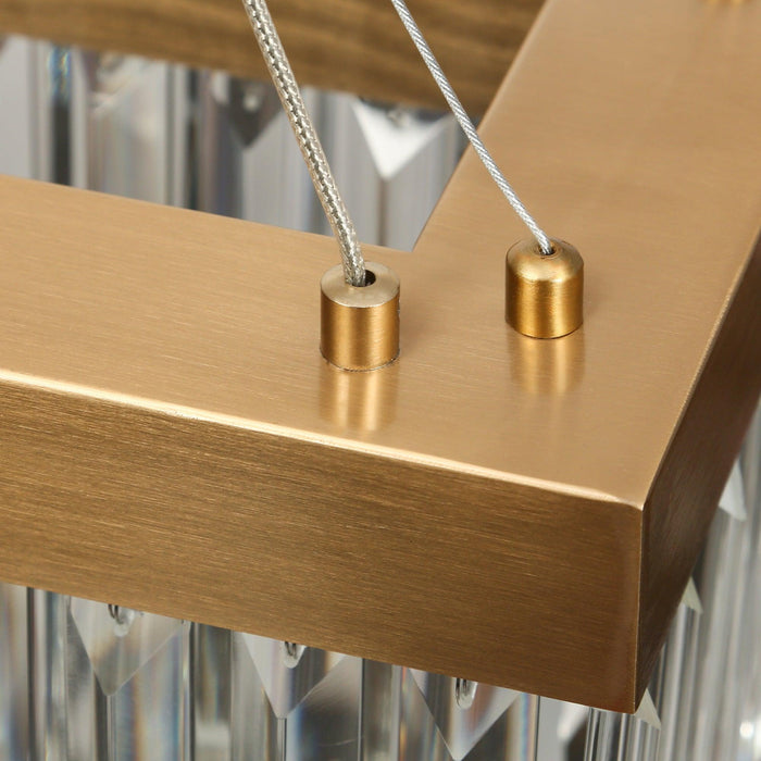 Weylin 1-Light LED Brass Island Lights