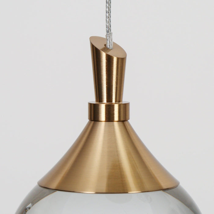 Elyvera 3-Light LED Brass Chandeliers