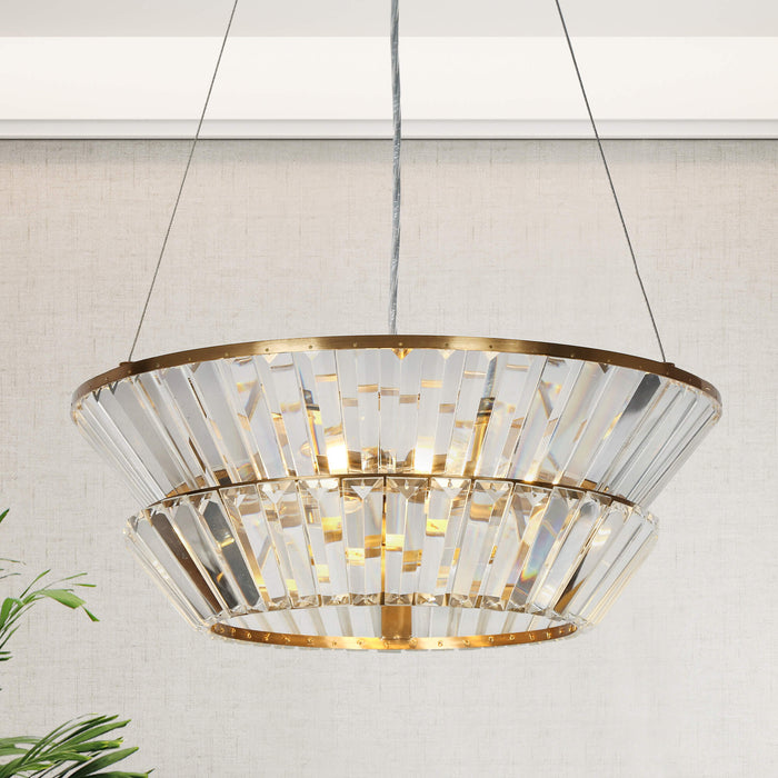 Zyrelin 3-Light Brass Chandeliers