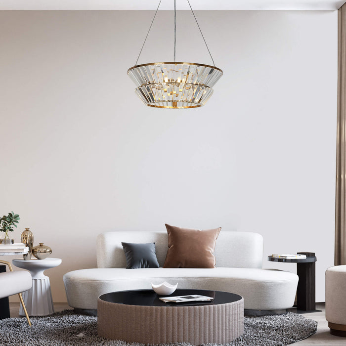 Zyrelin 3-Light Brass Chandeliers