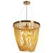 9-Light Chain Tassel Chandeliers - Belles Lighting
