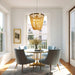 9-Light Chain Tassel Chandeliers - Belles Lighting