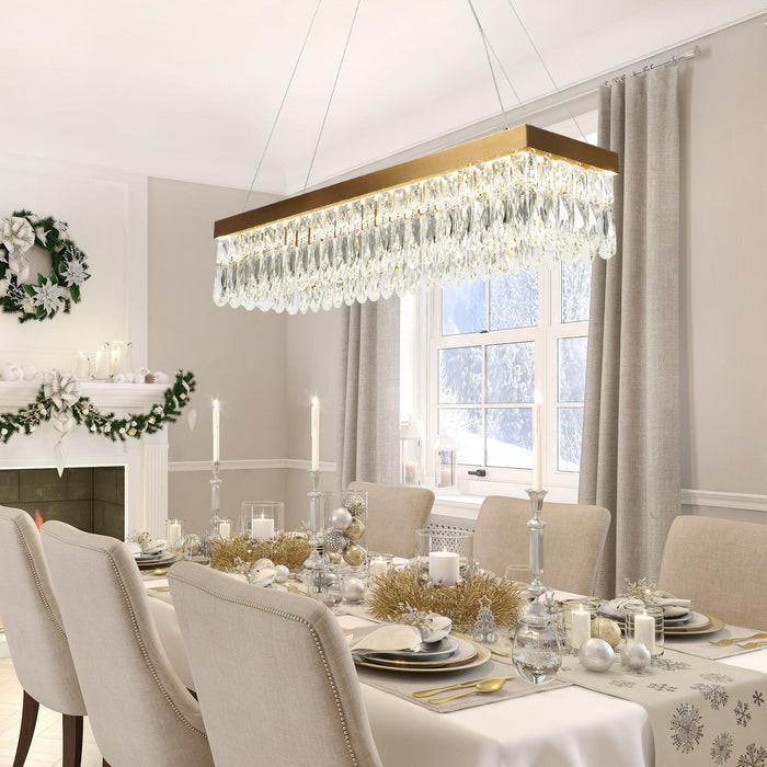 Musonce 1-Light LED Brass Island Lights
