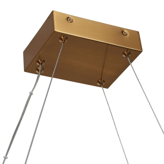 Vesira 1-Light LED Brass Island Lights