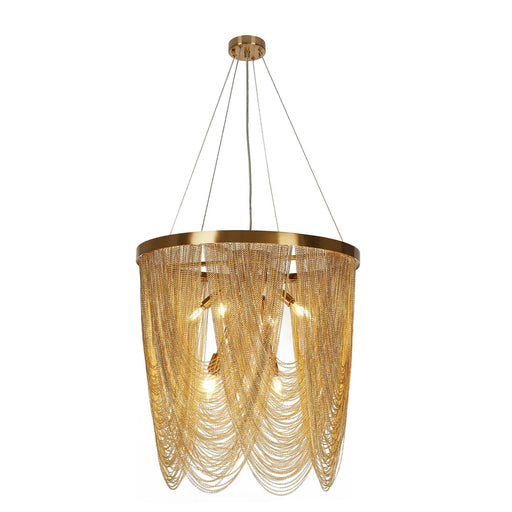 7-Light Chain Tassel Chandeliers - Belles Lighting