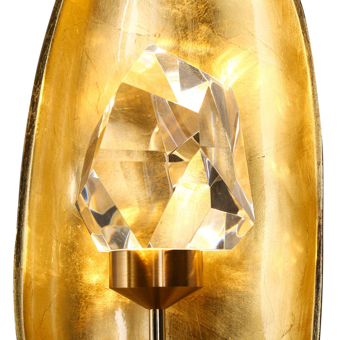 Sylina 1-Light LED Black and Gold Wall Sconces