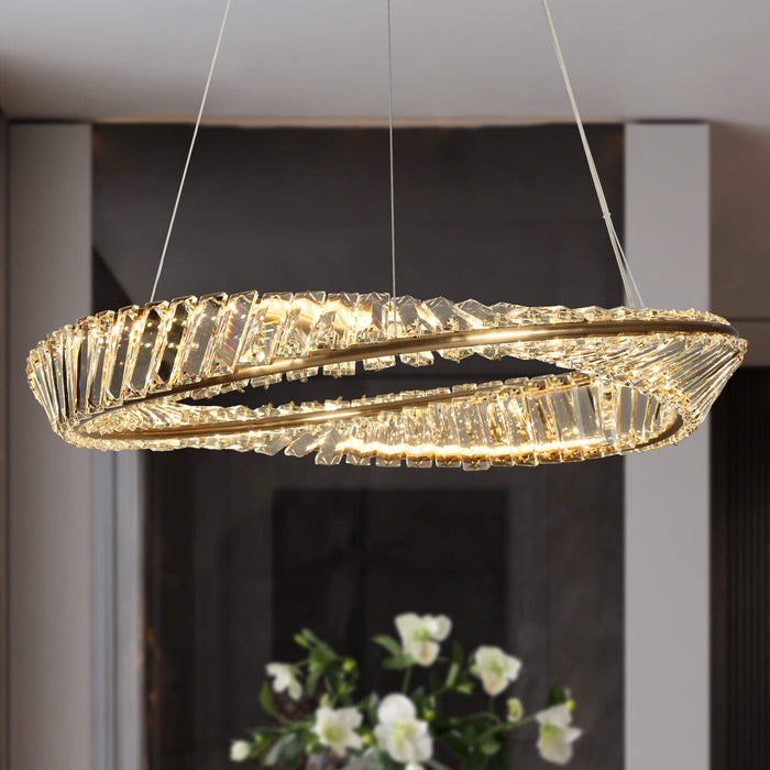 Wynsera LED Brass Chandeliers