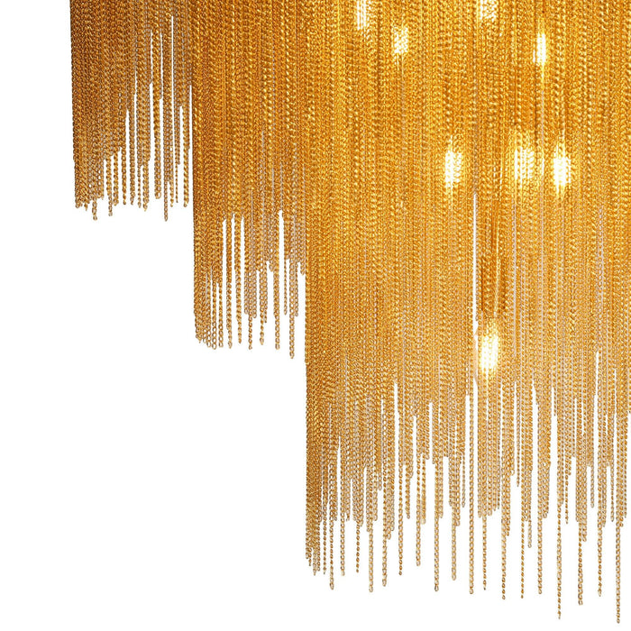 Drevion 10-Light Brass Chandeliers