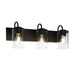 Clytaemnestric 3-Light Black Vanity Light