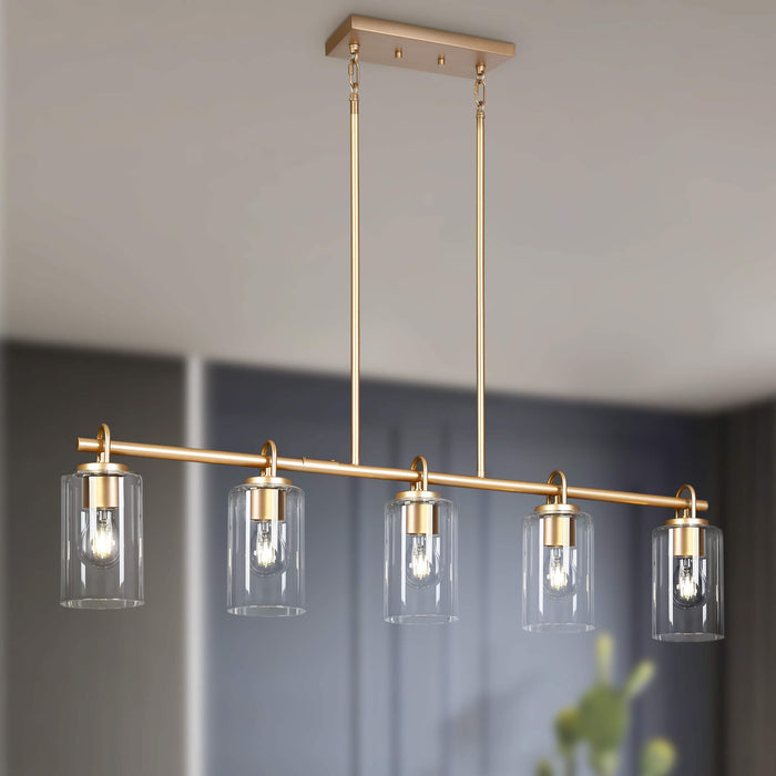 Natures 5-Light Gold Island Lights
