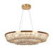 1-Light Glam Large LED Chandelier - Belles Lighting