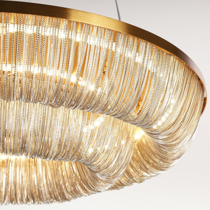 Drelmyn 1-Light LED Brass Chandeliers