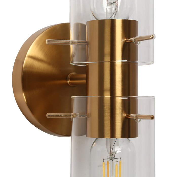 Stebbin 2-Light Brass Wall Sconces