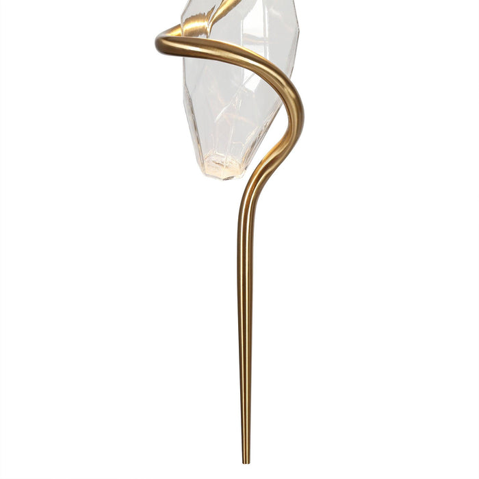Caliren 1-Light LED Brass Pendant Lights