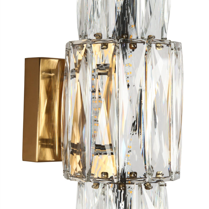 Cryptog 1-Light LED Brass Wall Sconces