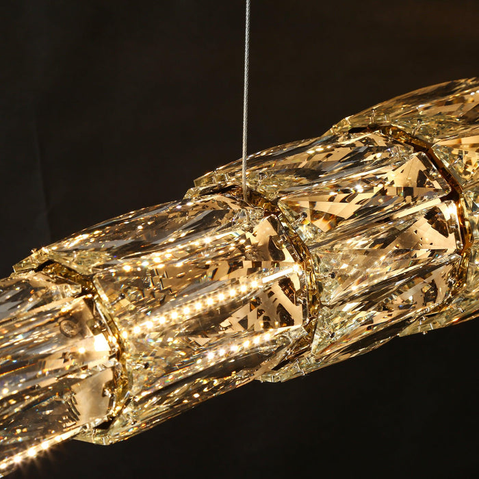 Cryptog 1-Light LED Brass Island Lights