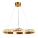 1-Light LED Crystal Ring Chandeliers - Belles Lighting