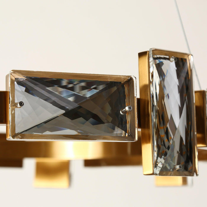 Velmorn 1-Light LED Brass Chandeliers