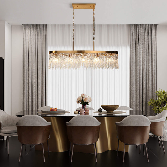 Ardanid 5-Light Brass Island Light