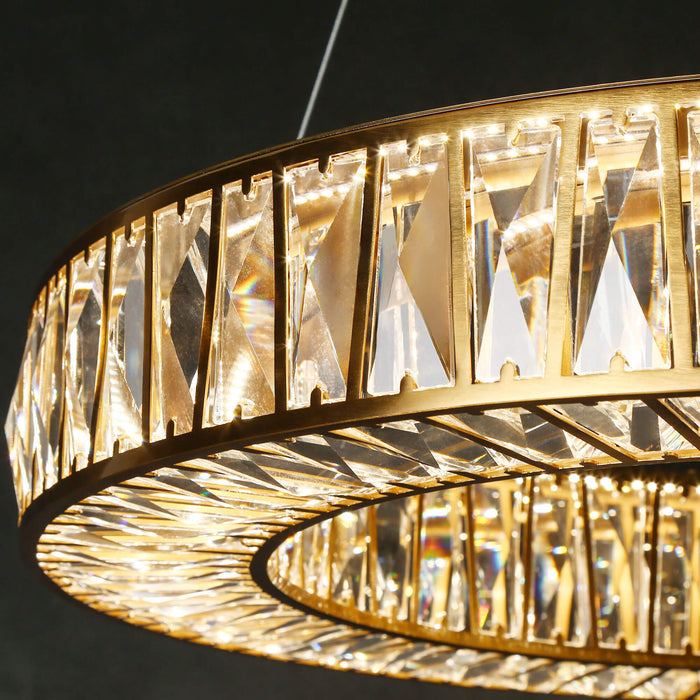 Laycant 1-Light LED Brass Chandelier