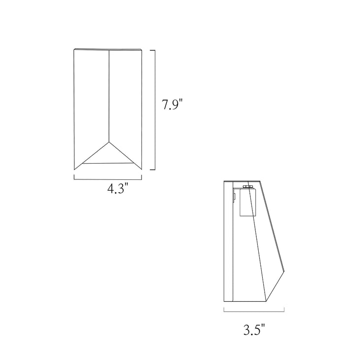Zalvior 1-Light Black and Gold Wall Sconce