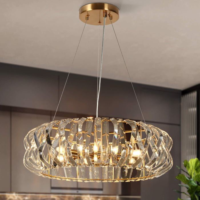 Eurydam 6-Light Brass Chandeliers