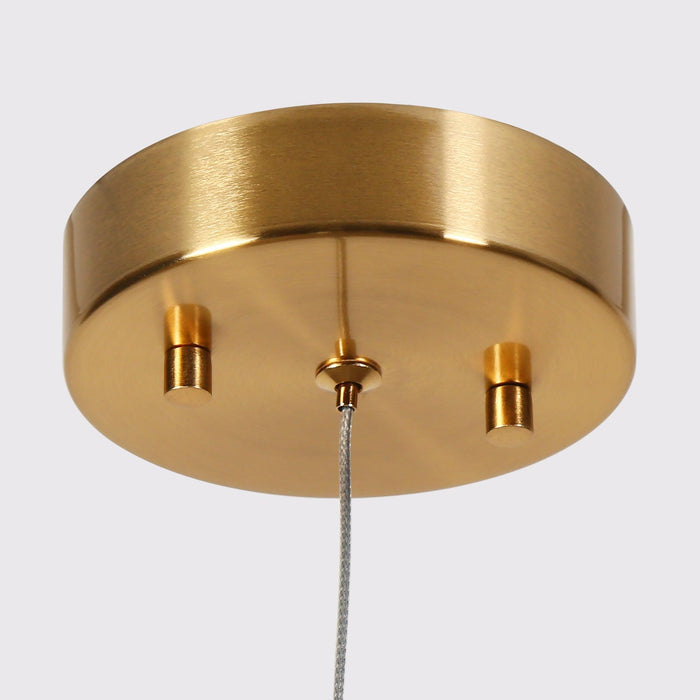 Veylise 1-Light LED Brass Pendant Lights