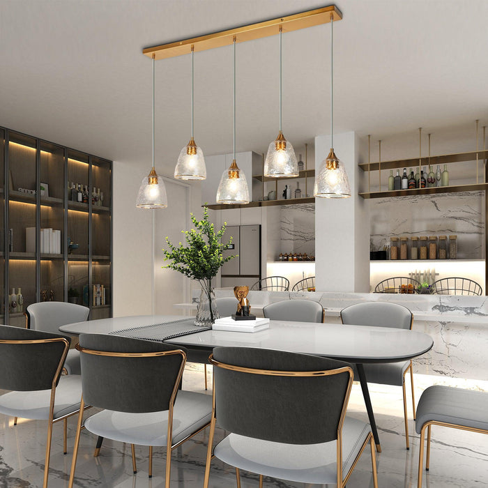 Dolohov 5-Light Brass Island Lights