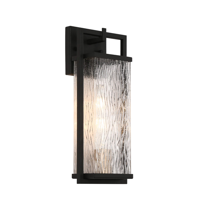Mangost 1-Light Black Outdoor Wall Light