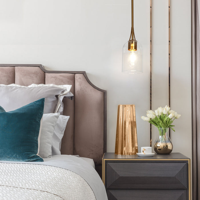 Contuer 1-Light Brass Pendant Lights