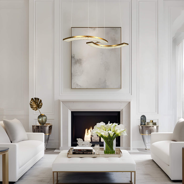 Moanmur 1-Light LED Brass Island Light