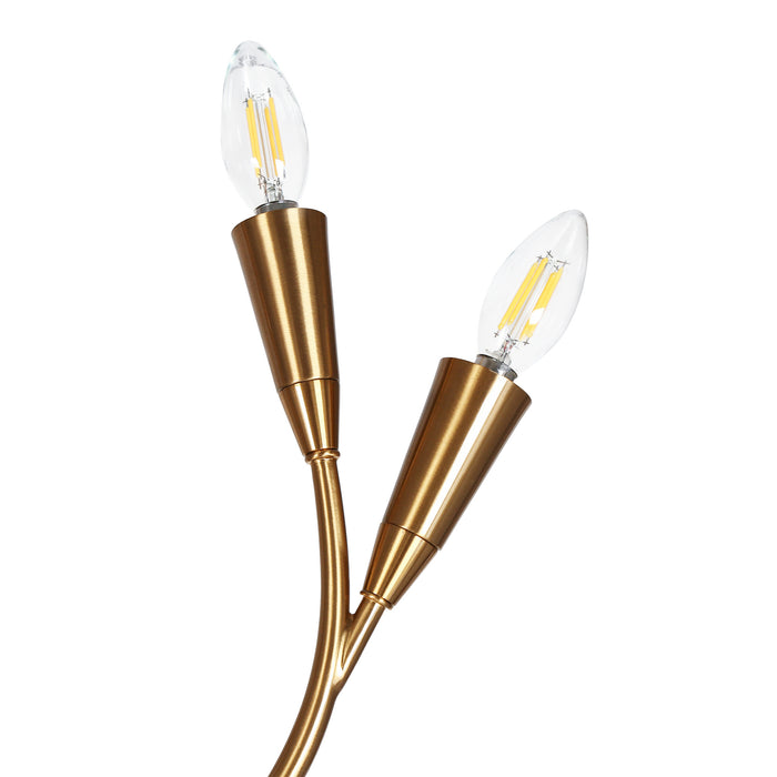 Gadtefu 12-Light Brass Chandeliers