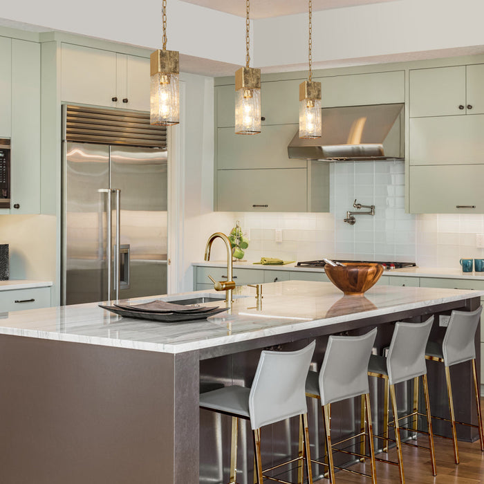 Veliris 1-Light Gold Pendant Lights