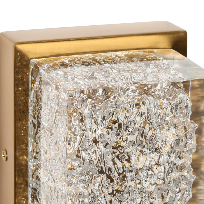Erynelle 1-Light LED Gold Resin Wall Sconces