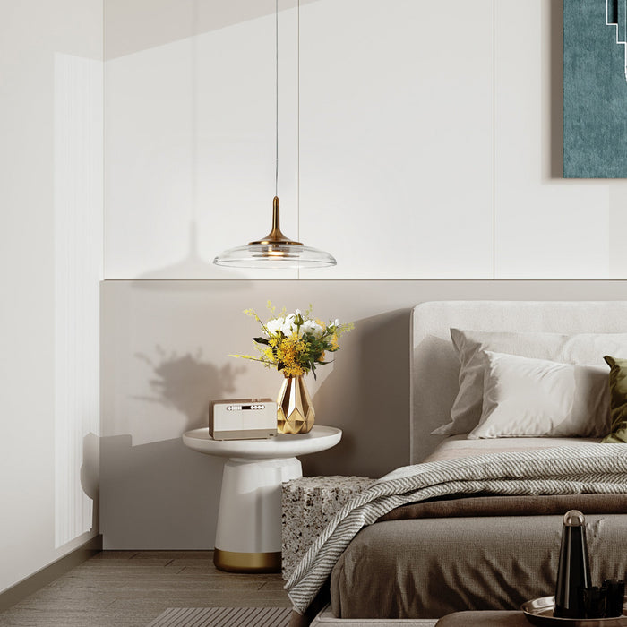 Herays 1-Light LED Brass Pendant Lights