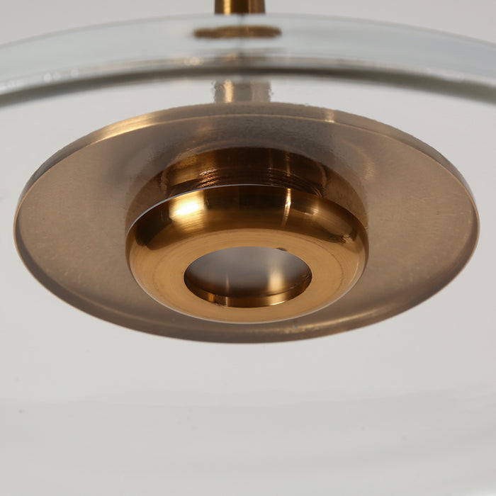 Herays 1-Light LED Brass Pendant Lights