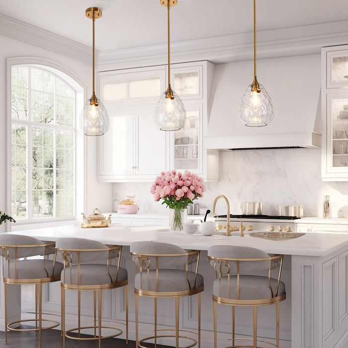 Polaris 1-Light Brass Pendant Lights