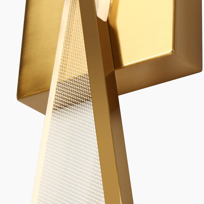 Glusney 2-Light LED Brass Wall Sconce
