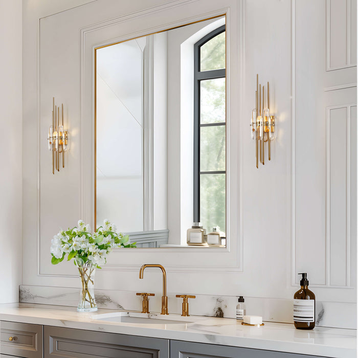 Raviona 1-Light Brass Wall Sconce