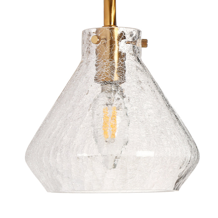 Calmory 3-Light Brass Bathroom Vanity Lights