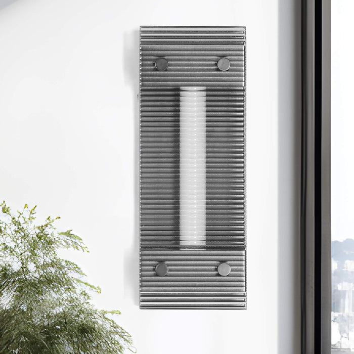 Jorvith 1-Light LED Silver Wall Sconces