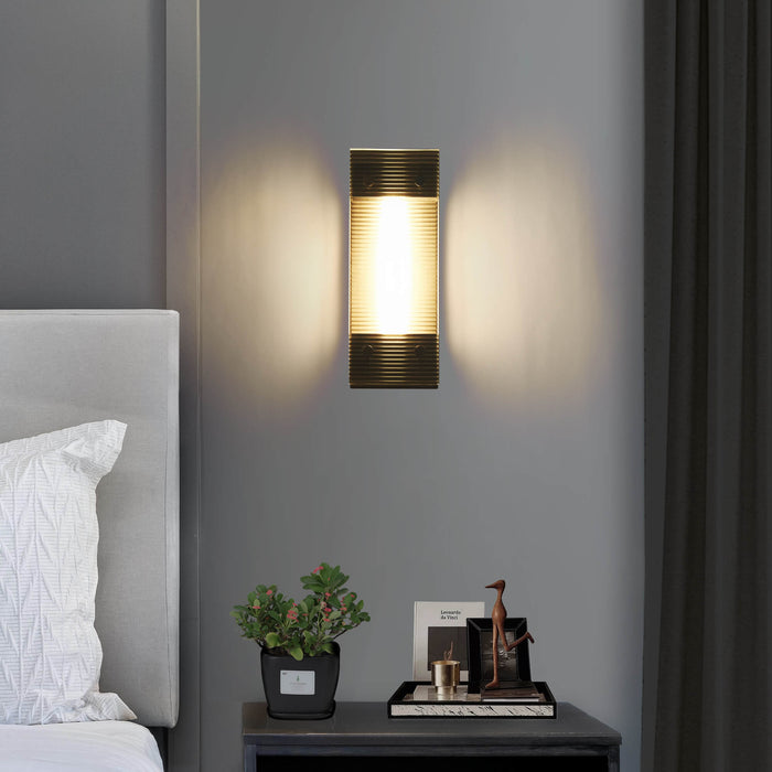 Jorvith 1-Light LED Silver Wall Sconces
